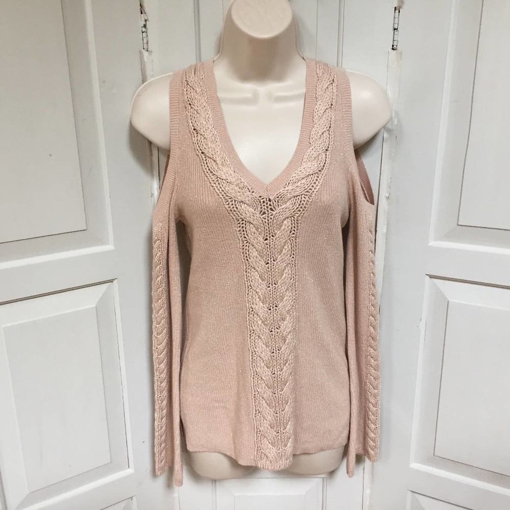 White House Black Market Cold Shoulder Sweater